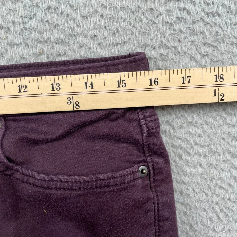 Banana Republic Travel Jean Mens 31x32 Purple Athletic Fit Stretch Cotton Pants